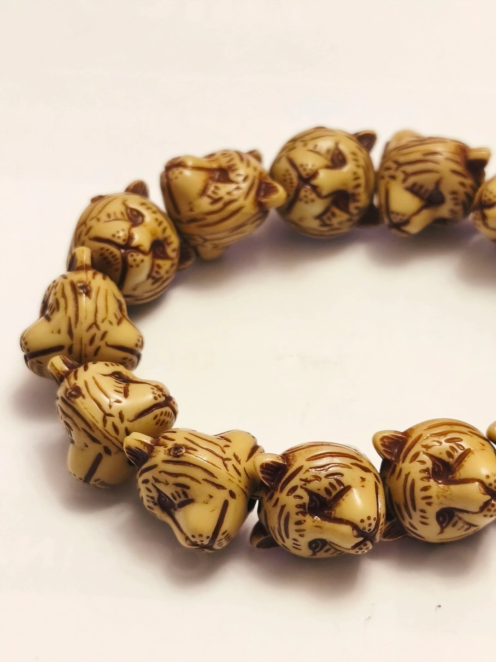 Pulseira cabeças de tigres asiáticos – photo 5
